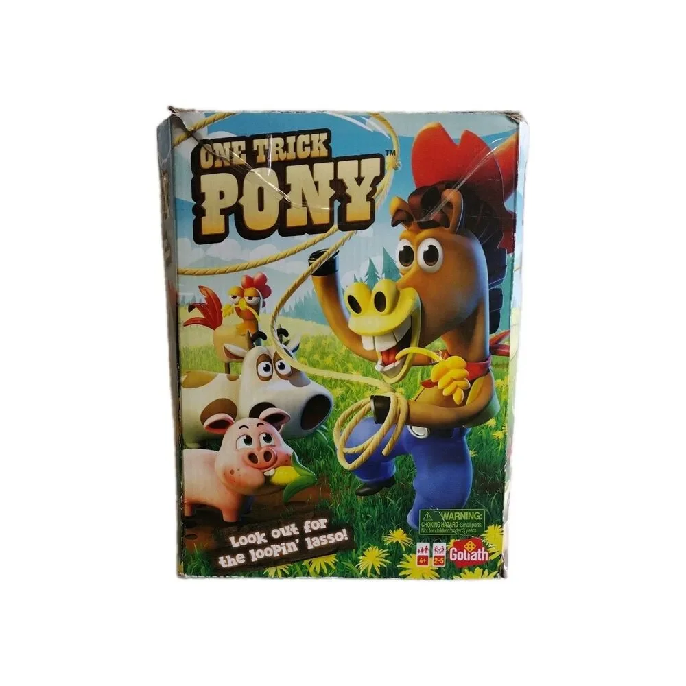 Goliath One Trick Pony Kids Game Animal Round-Up Ages 4+ Battery Op 2-5 players